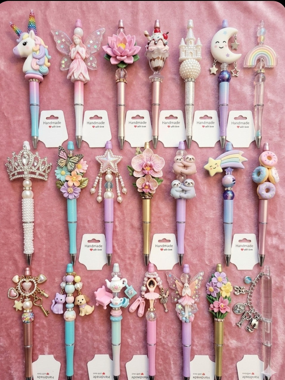 Beaded Pens Handmade for Girls