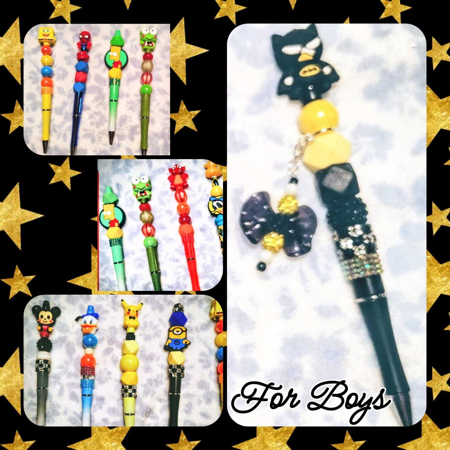 Beaded Pens Handmade for Boys